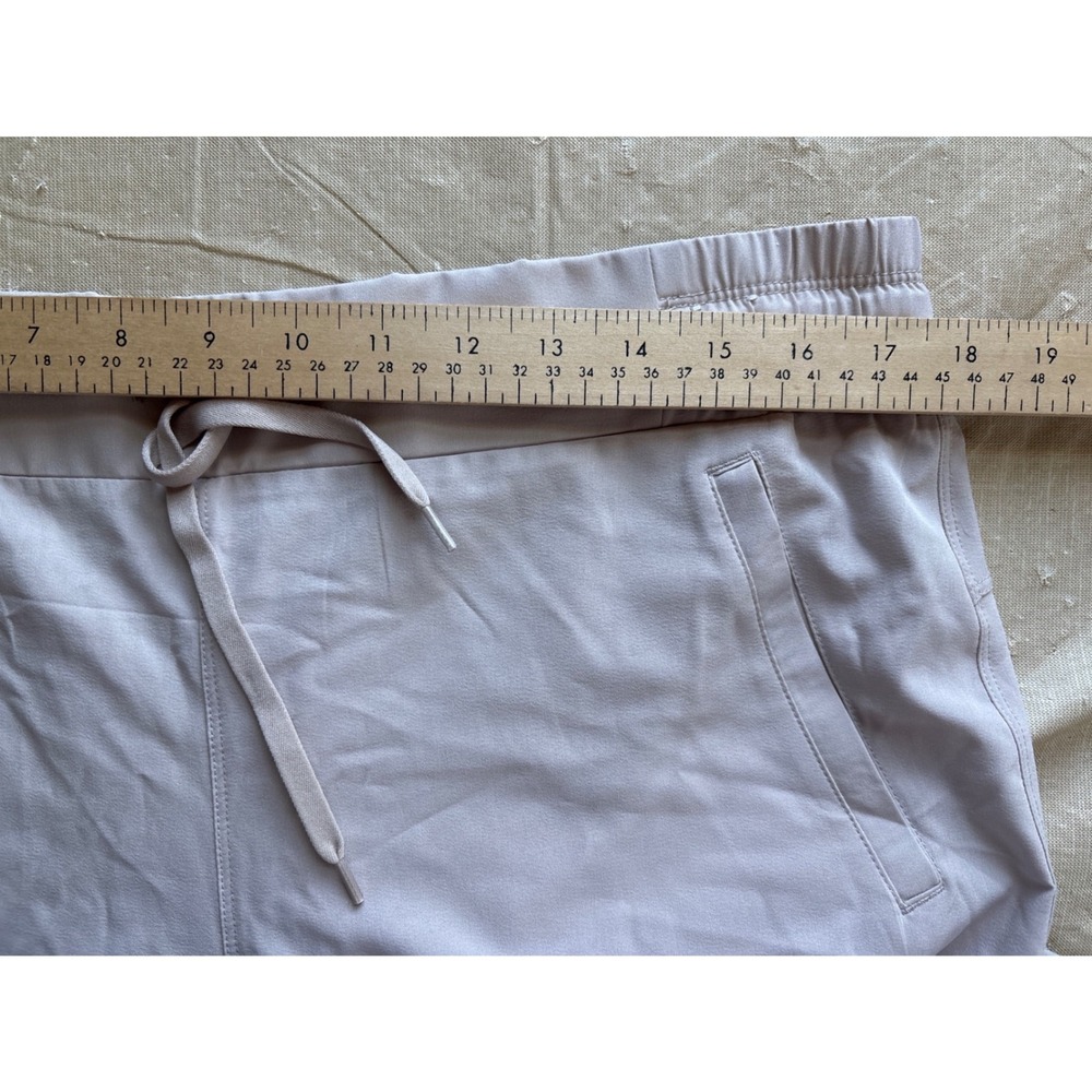 RBX Mens Large‎ Beige Athletic Drawstring Workout Shorts with Pockets L 0502 - Picture 5 of 7